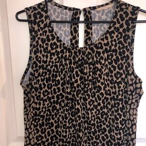 ANIMAL PRINT SLEEVELESS TOP🤎🐆🖤